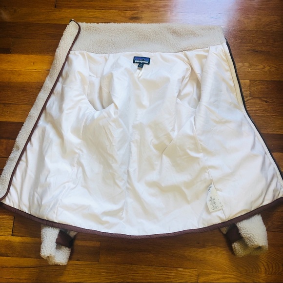 Patagonia Divided Sky Sherpa Jacket Size Extra Small cream - Picture 8 of 14